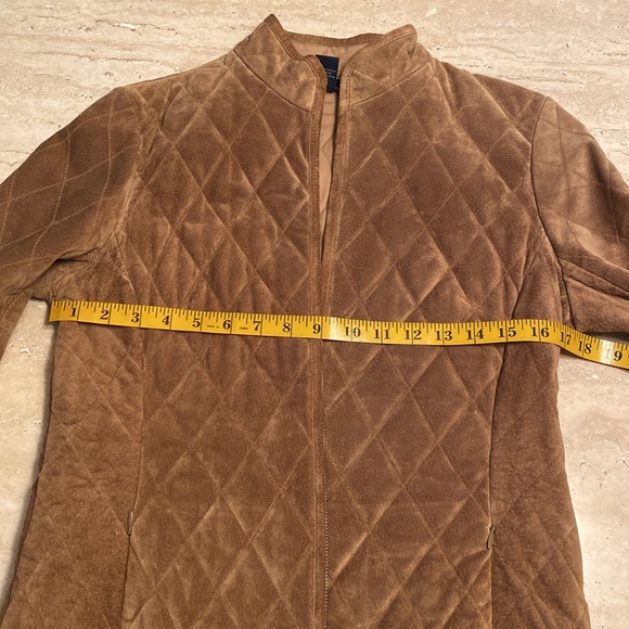 Ann Taylor 100% leather jacket, Excellent Condition, see measurements in photos - Picture 10 of 13